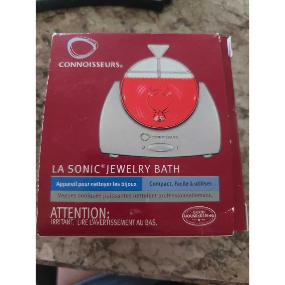 New Connoisesseurs Jewelry Cleaner Sonic Cordless Good Housekeeping Seal